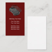 Cool Modern Automotive Theme Visitekaartjes (Voorkant / Achterkant)