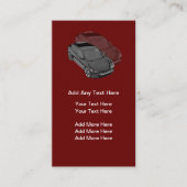 Cool Modern Automotive Theme Visitekaartjes (Voorkant)