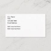 Cool Modern Automotive Visitekaartje Band Closeup (Achterkant)