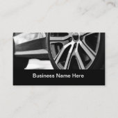 Cool Modern Automotive Visitekaartje Band Closeup (Voorkant)