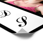 Cool Modern Best Friends Forever 3 Foto's Poster (Hoek)