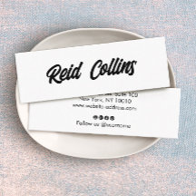 Cool Modern Black en White bold Script