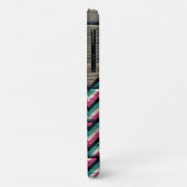 Cool Modern Chevron Pattern op hout Case-Mate iPhone Case (Achterkant/links)
