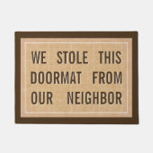 Cool Modern Chic Sassy Hilarily Funny Deurmat (Voorkant)