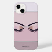 Cool Modern Chic Striped, Lashes Case-Mate iPhone Case (Achterkant)