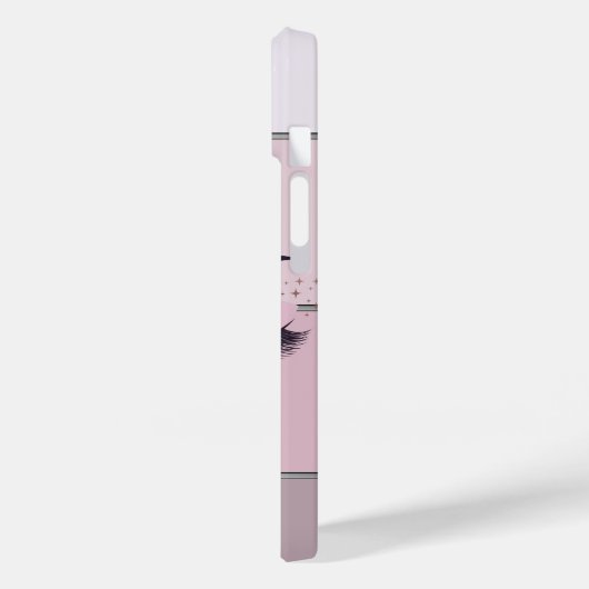 Cool Modern Chic Striped, Lashes Case-Mate iPhone Case (Achterkant / Links)