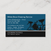 Cool Modern Cleaning Service Visitekaartjes (Voorkant)