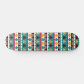 Cool Modern Colorful Tribal Patroon Persoonlijk Skateboard (Horizontaal)