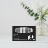 Cool Modern Construction Services Afsprakenkaartje (Staand voorkant)