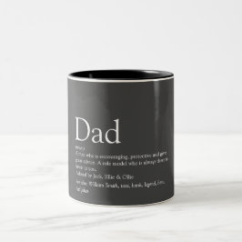 Cool Modern Dad Definition Gezegde Tweekleurige Koffiemok