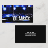 Cool Modern DJ Music Club Visitekaartje (Voorkant / Achterkant)