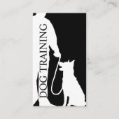 Cool Modern Dog Training Visitekaartjes Ontwerp (Voorkant)