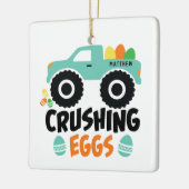 Cool Modern Easter Truck Name Crushing Cool Keramisch Ornament (Links)