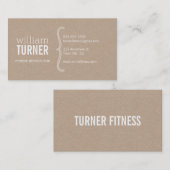 COOL MODERN eenvoudige tekst met minimale trendy e Visitekaartje (Voorkant / Achterkant)