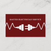 Cool Modern Electricia Visitekaartje (Voorkant)