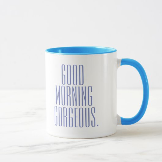Cool Modern en Klassiek Goedemorgen Gorgeous Mok (Rechts)