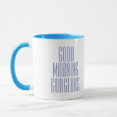Cool Modern en Klassiek Goedemorgen Gorgeous Mok (Links)