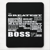 Cool Modern Fun Bosses : Grootste baas Muismat (Voorkant)