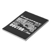 Cool Modern Fun Doctors Greatest Doctor World ooit Notitieblok (Linkerzijde)