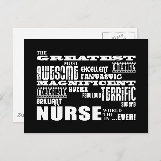 Cool Modern Fun Neurses: De grootste zuster in de  Briefkaart (Voorkant / Achterkant)