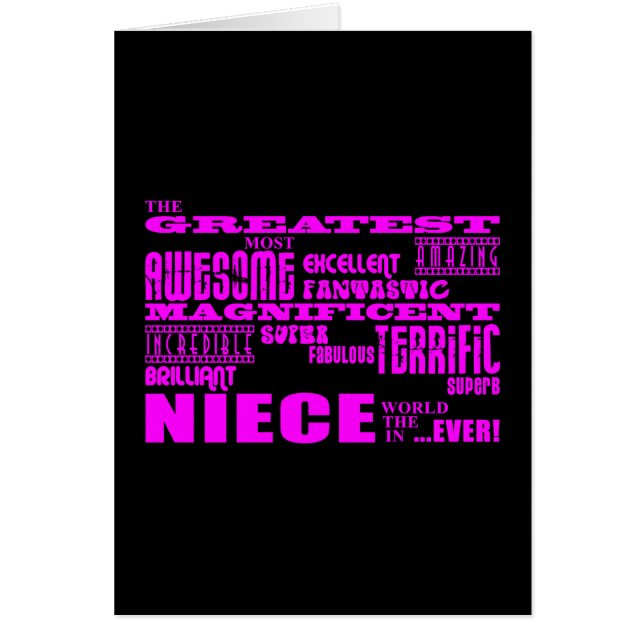 Cool Modern Fun Niemees : Greatest Niece (Voorkant)