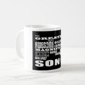 Cool Modern Fun Sons : Greatest Son Koffiemok (Voorkant links)