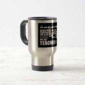 Cool Modern Fun Teachers : Grootste leraar wereld Reisbeker (Voorkant links)