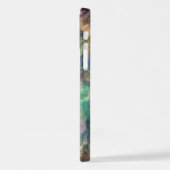 Cool Modern Funky Retro Polygon Mosaic Art Patroon iPhone Hoesje (Linkerkant)