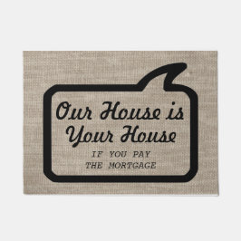 Cool Modern Funny Hilariously Rude Deurmat