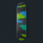 Cool Modern Geometrisch Abstract Patroon Persoonlijk Skateboard<br><div class="desc">Dit moderne ontwerp heeft een geometrisch patroon in grijs, blauwgroen, groen en blauw #grijs #groen #blauw #blauwgroen #mannelijk #forguys #girly #geometrisch #geometrisch #abstract #customgifts #custom #kerstcadeaus #kerstmis #verjaardag #feestdagen #kerstcadeaus #kerstcadeaus #kerstcadeaus #mannelijk #vrouwelijk #vrouwelijk #meisjesachtig #stijlvol #chic #trendy #sport #outdoor #schaats #skater #skateboard #skateboards #skateboarden #leuk #cool #custom #kerstmis #verjaardag...</div>