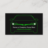 Cool Modern Glow Automotive Theme Visitekaartjes (Voorkant)