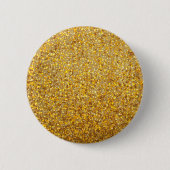 COOL MODERN GOLD MET GLITTER RONDE BUTTON 5,7 CM (Voorkant)