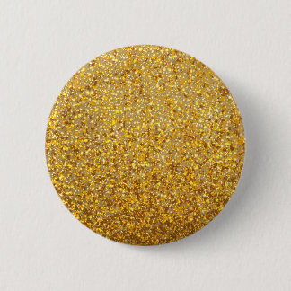 COOL MODERN GOLD MET GLITTER RONDE BUTTON 5,7 CM