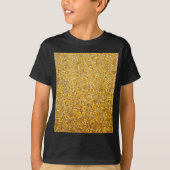 COOL MODERN GOLD MET GLITTER T-SHIRT (Voorkant)