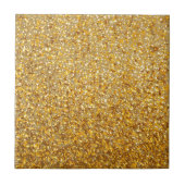 COOL MODERN GOLD MET GLITTER TEGELTJE (Voorkant)
