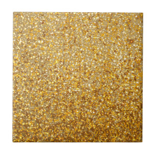 COOL MODERN GOLD MET GLITTER TEGELTJE