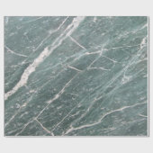 Cool Modern Green Marble Stone Texture Cadeaupapier (Vlak)