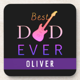 Cool Modern Guitar Best Pap Ever Fathers Day Bier Onderzetter
