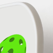 Cool Modern Initial Naam Foto Pickleball Paddle (Links Detail)