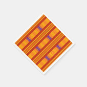 Cool Modern Kente Print Servet (Hoek)