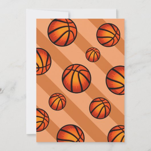 Cool Modern Klein Baller Basketbal 1e Verjaardag Kaart (Achterkant)