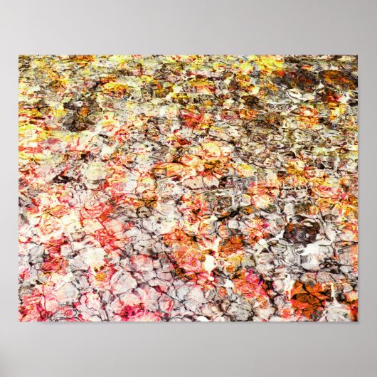 Cool, modern, kleurrijk abstracte achtergrond poster (Voorkant)