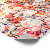 Cool, modern, kleurrijk abstracte achtergrond poster (Hoek)