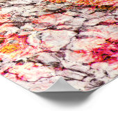 Cool, modern, kleurrijk abstracte achtergrond poster (Hoek)