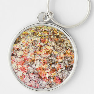 Cool, modern, kleurrijk abstracte achtergrond sleutelhanger