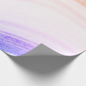 Cool Modern kleurrijke marmer Stone textuur Cadeaupapier (Hoek)