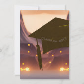 Cool Modern Knight Gamer Guy Afstudeerder Kaart (Achterkant)