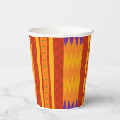 Cool Modern Kwanzaa Print Paper Cups Papieren Bekers (Achterkant)