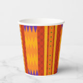 Cool Modern Kwanzaa Print Paper Cups Papieren Bekers (Voorkant)