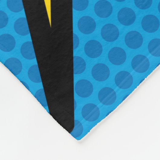 Cool Modern Leuk Typografisch Stripboek WHAM Fleece Deken (Hoek)